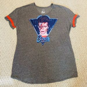 New Women’s David Bowie Graphic T-Shirt Dress